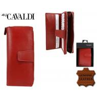 Naiste rahakott M-16-CGNL RED, CAVALDI 4U, Nahast rahakotid